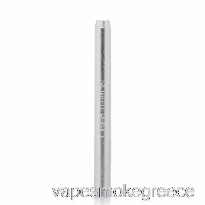 Vape Greece λευκός ρινόκερος μεταλλικός δοκιμαστής νυχτερίδας σωλήνας ασημί